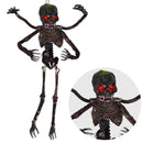 6 Feet Animated Halloween Decoration with 4 Arms Red LED-lit Eyes & Spooky Sounds by LJGDeals