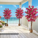 6 Feet Artificial Bougainvillea Tree with 910 Flowers by LJGDeals