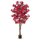 6 Feet Artificial Bougainvillea Tree with 910 Flowers by LJGDeals