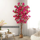 6 Feet Artificial Bougainvillea Tree with 910 Flowers by LJGDeals