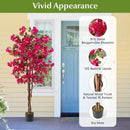 6 Feet Artificial Bougainvillea Tree with 910 Flowers by LJGDeals