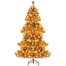 6 Feet Artificial Christmas Tree with 493 Branch Tips for Home Office Carnival by LJGDeals