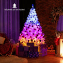 6 Ft Pre-Lit Artificial Christmas Tree with 11 Light Modes by LJGDeals