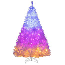 6 Ft Pre-Lit Artificial Christmas Tree with 11 Light Modes by LJGDeals