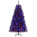 6/7/8 Feet Artificial Christmas Tree with 6 Lighting Modes and Spooky Sounds by LJGDeals