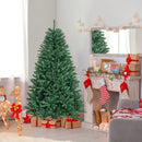 6 Feet Hinged Artificial Christmas Tree with Solid Metal Stand by DirectDeals