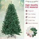 6 Feet Hinged Artificial Christmas Tree with Solid Metal Stand by DirectDeals