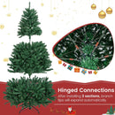 6 Feet Hinged Artificial Christmas Tree with Solid Metal Stand by DirectDeals