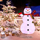 6 Feet Lighted Christmas Snowman with 180 Colorful LED Lights by LJGDeals