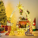 6 Feet Lighted Nativity Scene Yard Decoratio with 240 Warm White LED Lights by LJGDeals