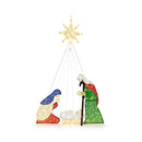 6 Feet Lighted Nativity Scene with 240 LED Lights by DirectDeals