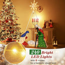 6 Feet Lighted Nativity Scene with 240 LED Lights by DirectDeals