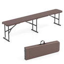 6 Foot Folding Bench with Carrying Handle - 660 lb Capacity by LJGDeals