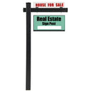 6 Feet Vinyl UPVC Real Estate Sign Post Realtor Yard Sign Post by LJGDeals