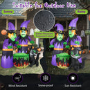 6 Ft Inflatable Halloween Witches with Cauldron & Black Cat by LJGDeals