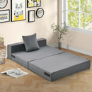 6 Inch Tri-fold Sofa Bed Folding Mattress with Pillow by LJGDeals