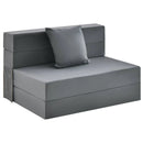 6 Inch Tri-fold Sofa Bed Folding Mattress with Pillow by LJGDeals