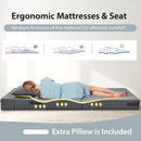6 Inch Tri-fold Sofa Bed Folding Mattress with Pillow by LJGDeals