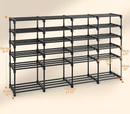 Multi Layers - Shoe Rack Organizer Column Storage Shelf Entryway w/ Hooks by 2Dropme