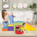 6 Pieces Foam Climbing Blocks Soft Play Climbing for Toddlers with Tunnel by LJGDeals