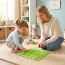 Interlocking Sensory Mats 6-Piece Set with Textured Surfaces by LJGDeals