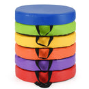 6 PCS Round Floor Cushions for Kids Classroom Floor Cushions with Handles-Multicolor by LJGDeals