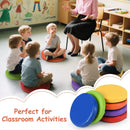 6 PCS Round Floor Cushions for Kids Classroom Floor Cushions with Handles-Multicolor by LJGDeals