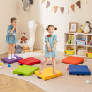 6 PCS Square Floor Cushions 16 Inch Soft Sponge Floor Pillows-Multicolor by LJGDeals