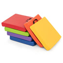 6 PCS Square Floor Cushions 16 Inch Soft Sponge Floor Pillows-Multicolor by LJGDeals