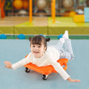 4/6-Pack Kids Scooter Board with Handles and Non-Marring Casters-6 Pack
