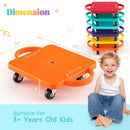 4/6-Pack Kids Scooter Board with Handles and Non-Marring Casters-6 Pack by LJGDeals