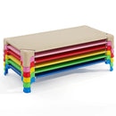 Portable 6 Pack Stackable Daycare Cots Sleeping Bed for Kids 53 Inch by LJGDeals