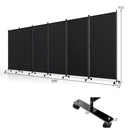 6-Panel Folding Room Divider with Wheels by LJGDeals