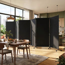 6-Panel Folding Room Divider with Wheels by LJGDeals