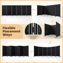 6-Panel Folding Room Divider with Wheels by LJGDeals