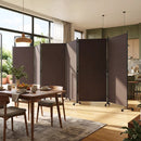 6-Panel Folding Room Divider with Wheels by LJGDeals