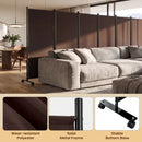 6-Panel Folding Room Divider with Wheels by LJGDeals