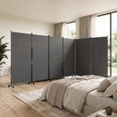 6-Panel Folding Room Divider with Wheels by LJGDeals