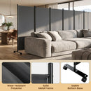 6-Panel Folding Room Divider with Wheels by LJGDeals
