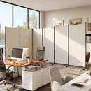 6-Panel Folding Room Divider with Wheels by LJGDeals