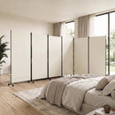 6-Panel Folding Room Divider with Wheels by LJGDeals