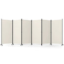 6-Panel Folding Room Divider with Wheels by LJGDeals
