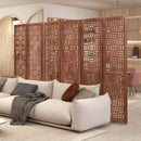 4-Panel Solid Wood Room Divider Folding Partition Stand by LJGDeals