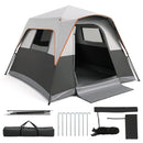 6-Person Instant Cabin Tent with Blackout Rainfly by LJGDeals