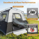 6-Person Instant Cabin Tent with Blackout Rainfly by LJGDeals
