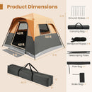 6-Person Instant Cabin Tent with Blackout Rainfly by DirectDeals