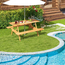 2-Person Outdoor Garden Bench with Solid Wooden Frame for Backyard by DirectDeals