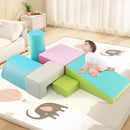 6 Pieces Foam Climbing Blocks Indoor Climb and Crawl Activity Playset with Rectangles by LJGDeals
