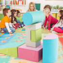 6 Pieces Foam Climbing Blocks Indoor Climb and Crawl Activity Playset with Rectangles by LJGDeals