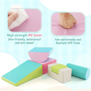6 Pieces Foam Climbing Blocks Indoor Climb and Crawl Activity Playset with Rectangles by LJGDeals